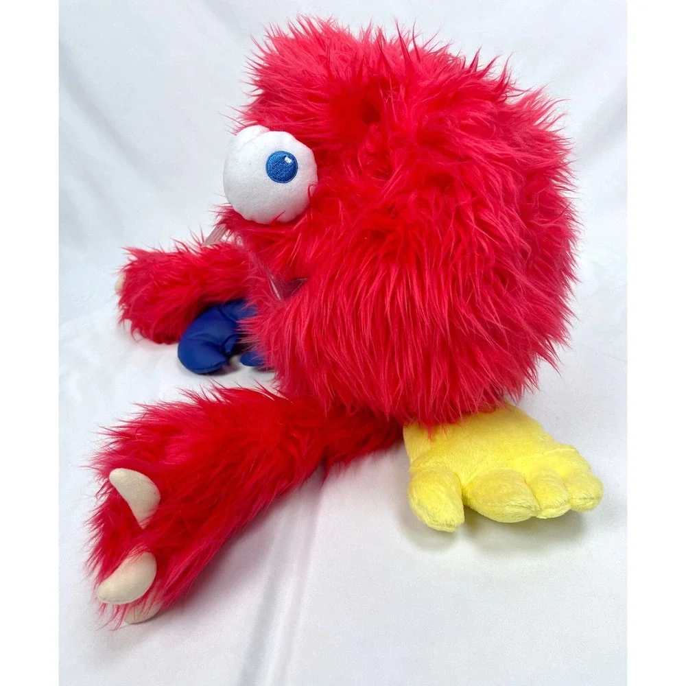 Disney Monster's Inc University Red Assemble Plush Hat Build a Scarer
